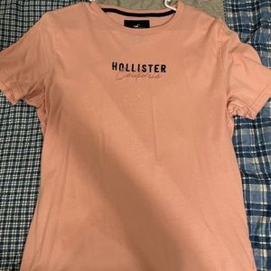 Hollister pink shirt mens medium